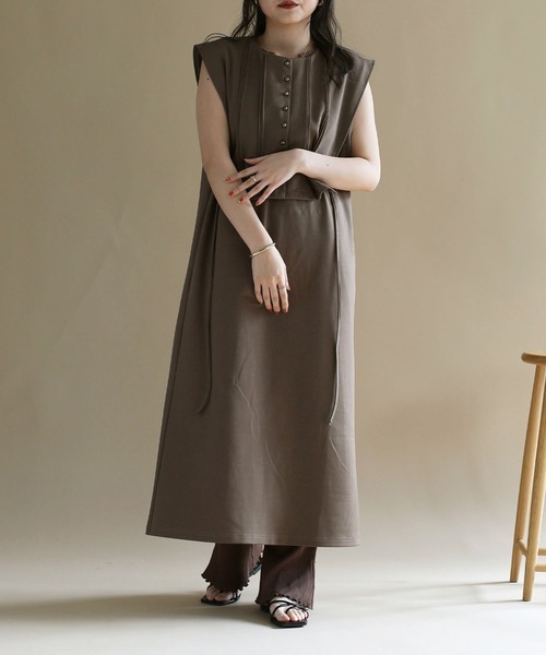 NOAHL セットアップ ワンピース　 Lサイズ NOAHL ワンピース 「NOAHL」ベスト×キーネックワンピース