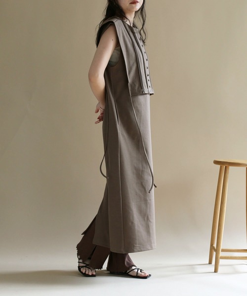 NOAHL セットアップ ワンピース　 Lサイズ NOAHL ワンピース 「NOAHL」ベスト×キーネックワンピース