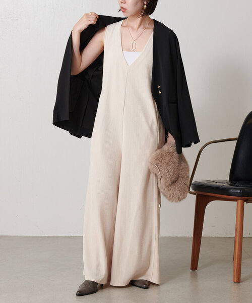 Jena espace merveilleux オールインワン コーデュロイ