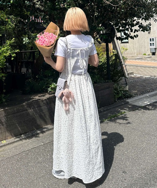 Alley Tokyo ヴィンテージっぽワンピ ホワイト キャミワンピース セール】ヴィンテージっぽワンピ（ワンピース）｜Alley Tokyo
