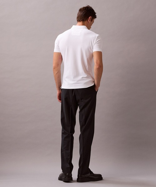 【 】CKJeans ポロショートスリーブシャツ◆送料無料 Calvin Klein｜(M)【公式ショップ】 カルバンクライン スリム