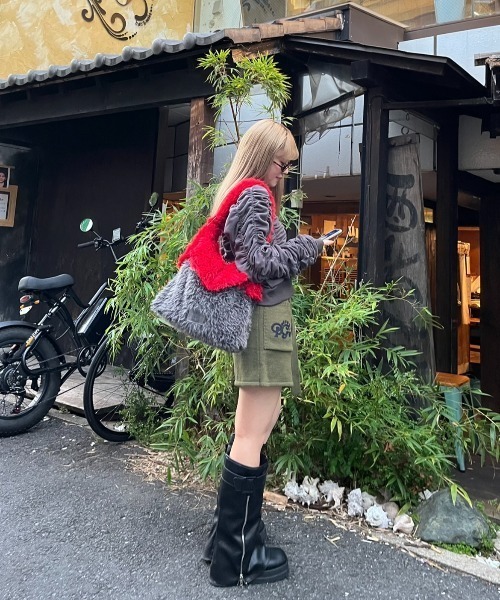 HTH トレーナー スウェット Shirring sweatshirt レディース 