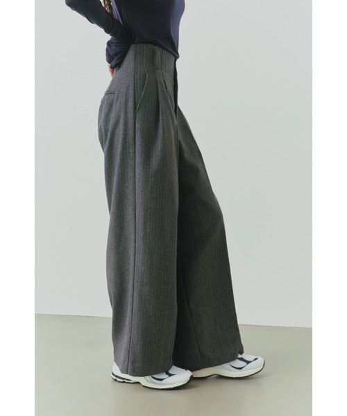 ALEXIA STAM（アリシアスタン） パンツ High Waist Tuck Wide Pants