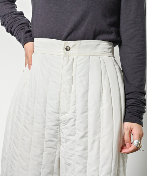 &her Quilting Pants アンドハー キルティングパンツ ホワイト CITYSHOP パンツ QUILTING レディース : ZOZOTOWN Yahoo!店