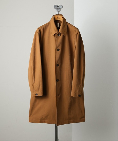「417 EDIFICE」 ステンカラーコート LARGE ベージュ メンズ_画像3