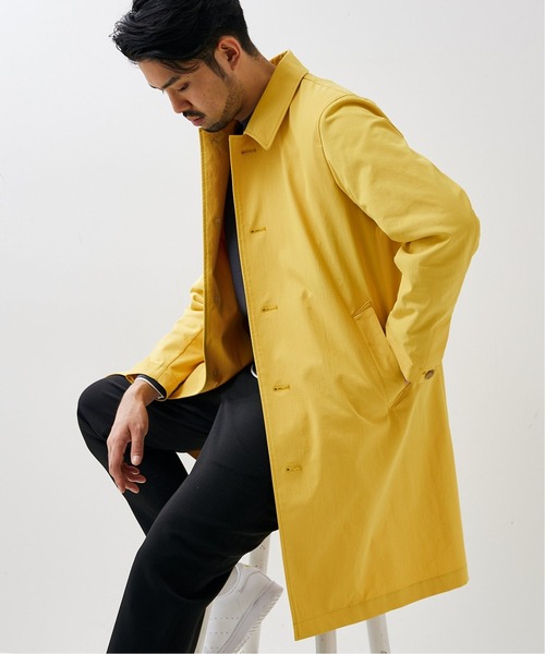 「417 EDIFICE」 ステンカラーコート LARGE ベージュ メンズ_画像4