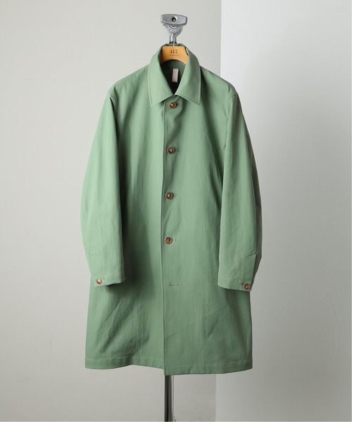 「417 EDIFICE」 ステンカラーコート LARGE ベージュ メンズ_画像6