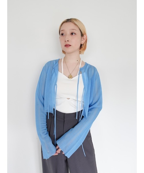 sahara Glitter Sheer Cardigan サハラ　カーディガン sahara Glitter Sheer Cardigan サハラ カーディガン sahara