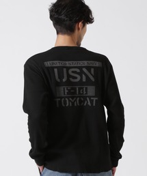 tシャツ MINI WAFFLE T-SHIRT / ミニワッフル 長袖Tシャツ / AVIREX / アヴィレックス メンズ レディース｜ZOZOTOWN Yahoo!店