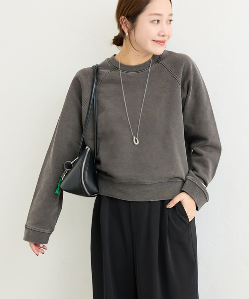 トレーナー スウェット ピグメントクラッシュスウェット レディース JOURNAL STANDARD トレーナー スウェット ピグメントクラッシュ