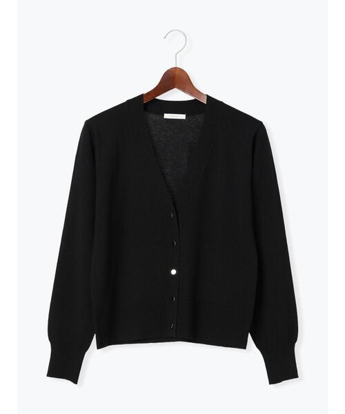 TUITACI カーディガン カーディガン bicolor stitch cardigan /Vネックバイカラーステッチ