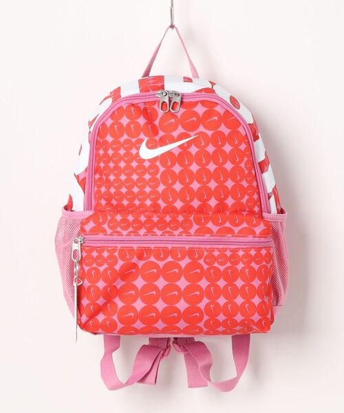 なつ EGUMIモノグラムパーカー赤 リュック赤 NIKE リュック 「NIKEアパレル」YNKBRSLAJDIMNIBK-AOPSP25