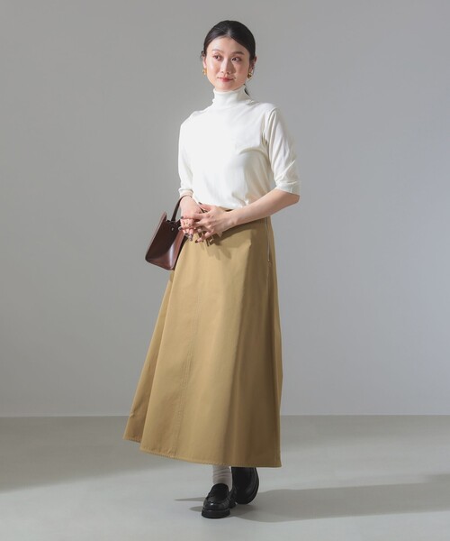 ニット セーター シルク ハーフスリーブ タートルネック ニット レディース Demi-Luxe BEAMS ニット セーター シルク ハーフスリーブ