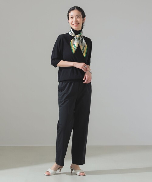 Demi-Luxe BEAMS ニット セーター シルク ハーフスリーブ