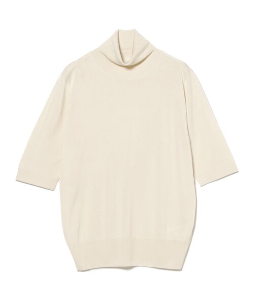 Demi-Luxe BEAMS ニット セーター シルク ハーフスリーブ