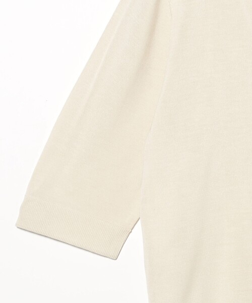 Demi-Luxe BEAMS ニット セーター シルク ハーフスリーブ