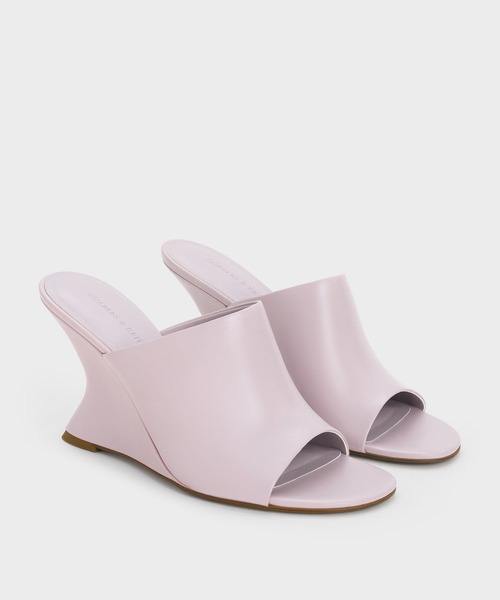 CHARLES ＆ KEITH（チャールズ&キース） サンダル ミュール ワイド