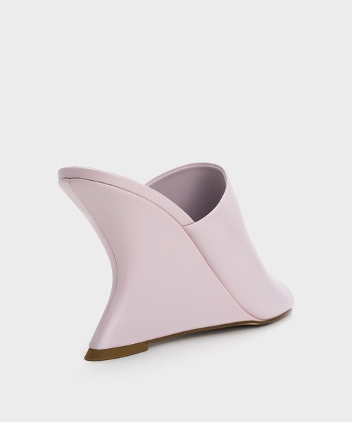 CHARLES ＆ KEITH サンダル ワイドストラップ スカルプチュア