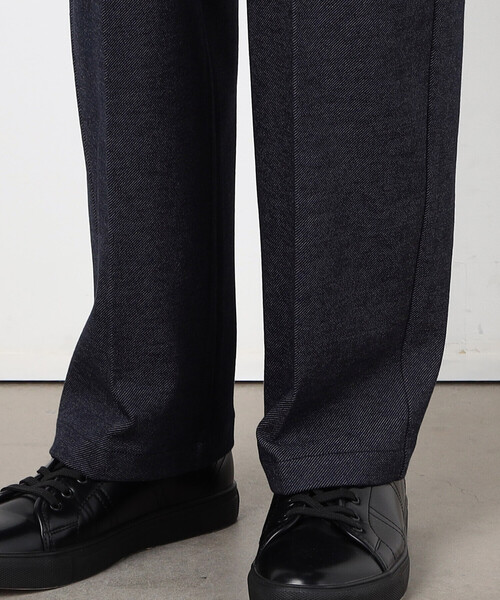 COMME CA ISM（コムサイズム） パンツ デニムライクストレッチ ワイド