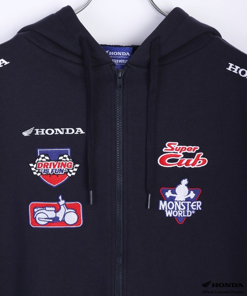WESTSEA（ウエストシー） パーカー HONDA × MONSTER WORLD フルZIP