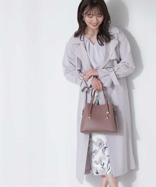 「PROPORTION BODY DRESSING」 チェスターコート SMALL パープル レディース_画像5