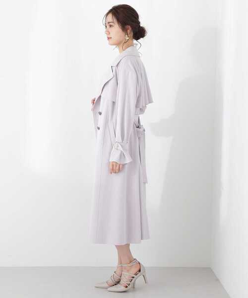 「PROPORTION BODY DRESSING」 チェスターコート SMALL パープル レディース_画像7