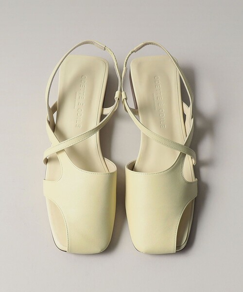 極美品】☆ODETTE E ODILE☆パンプス☆クロコダイル☆23.5cm