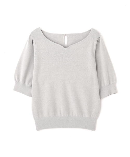 PROPORTION BODY DRESSING ニット セーター ハートネック5分袖