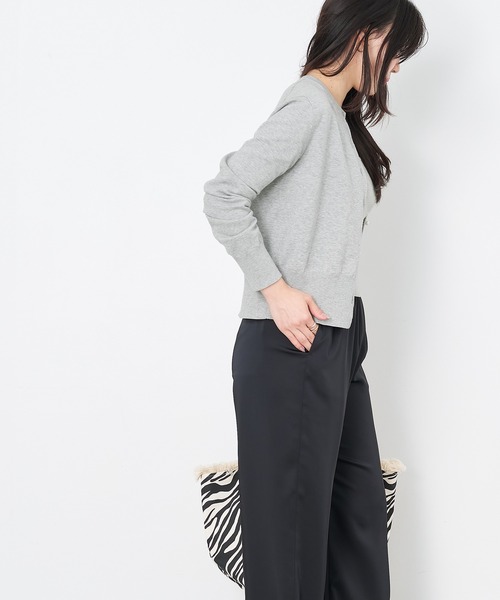 アンサンブル パールボタンアンサンブルニット MICA&DEAL アンサンブル パールボタンアンサンブルニット