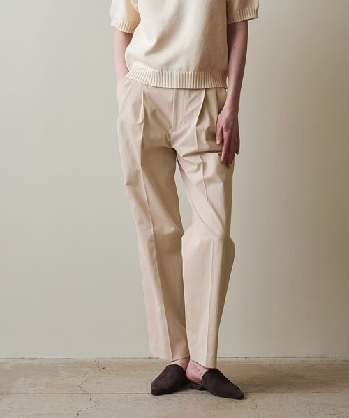Steven Alan＞タック テーパード パンツ（スラックス）｜Steven