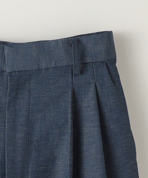 23AW Steven Alan テーパードスラックスパンツ　ネイビー STEVEN ALAN スラックス パンツ 「Steven Alan」タック