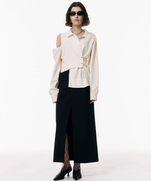 SLIT LAYERED LONGSKIRT/ジョゼムーン　josemoon JOSE MOON スカート SLIT LAYERED LONGSKIRT/スリットレイヤード