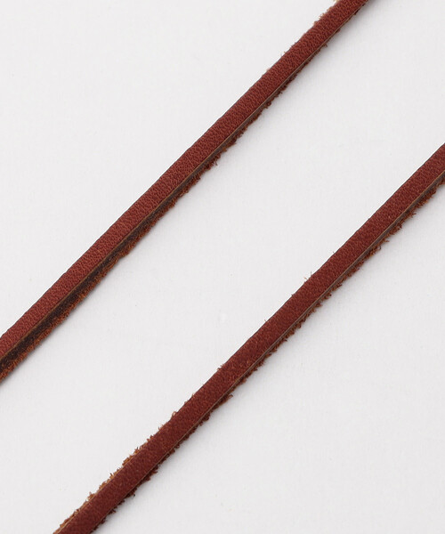 ネックレス YUKETEN/ユケテン Leather Bolo Tie w/ Turq. Concho