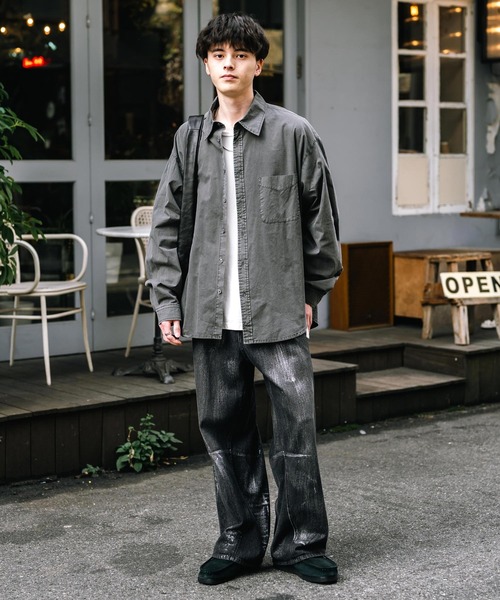 Rocky Monroe（ロッキーモンロー） シャツ オーバーサイズ ピグメント