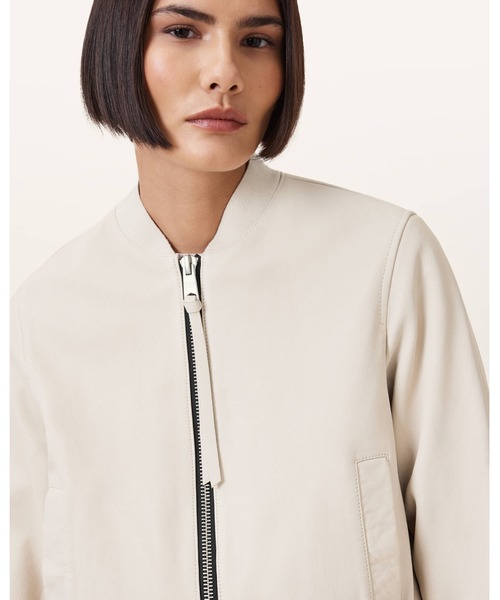 ALLSAINTS（オールセインツ） ma1 ma-1 ORTEN LEATHER BOMBER JACKET