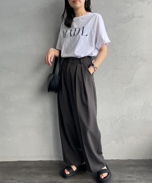 MICA&DEAL（マイカアンドディール） tシャツ 別注 MADL ロゴプリントT