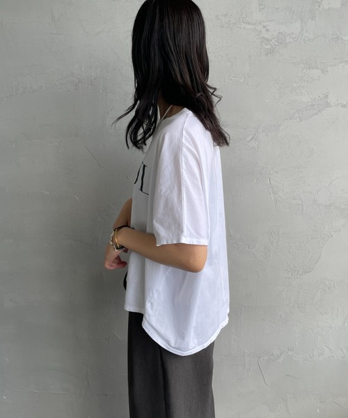 tシャツ 「MICA＆DEAL/マイカアンドディール」 別注 MADL ロゴプリントTシャツ レディース MICA&DEAL tシャツ 「MICA＆DEAL/マイカアンドディール」 別注