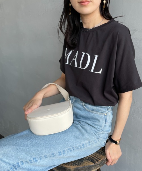 【美品】MICA&DEAL 別注ロゴレTシャツ　レディース MICA&DEAL tシャツ 「別注」「MICA＆DEAL /マイカアンドディール