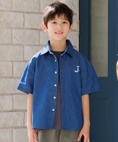 J.PRESS（J.プレス） ブラウス シャツ 「100-130cm」4.5オンス TC 