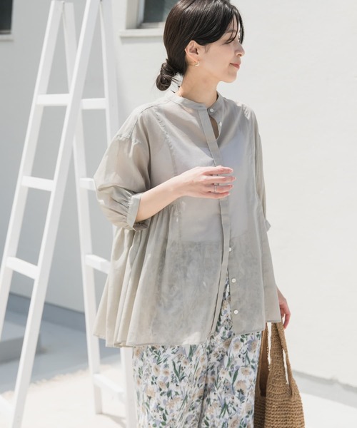 URBAN RESEARCH - m1s2さん専用★ブラウスまとめ買い^ ^ URBAN RESEARCH DOORS ブラウス シャツ 「UR TECH」ボイルサイド