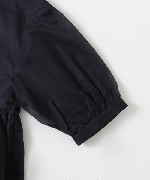 URBAN RESEARCH DOORS ブラウス シャツ 「UR TECH」ボイルサイド