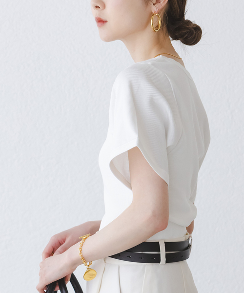 BY MALENE BIRGER/バイマレーネビルガー リブUネックTEE（T