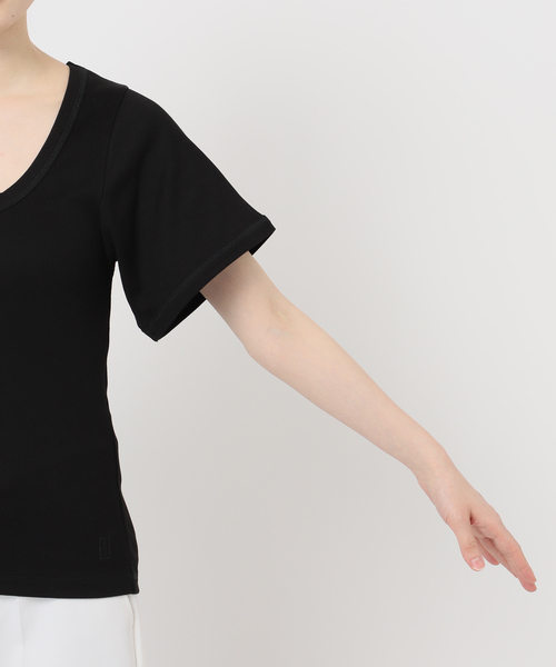 NOBLE tシャツ BY MALENE BIRGER/バイマレーネビルガー リブU