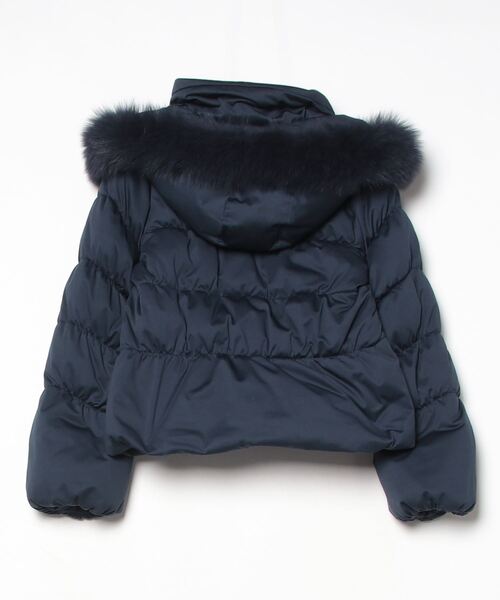 「RUIRUE BOUTIQUE」 ダウンジャケット LL ネイビー レディース_画像2