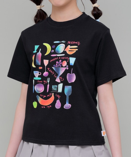 PERSON'S collection tシャツ コットン100％ カラフルイラスト