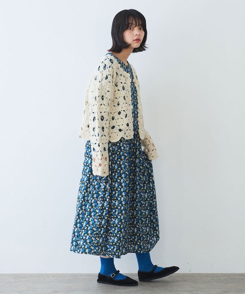 bulle de savon（ビュルデサボン） カーディガン ネパールハンドニット