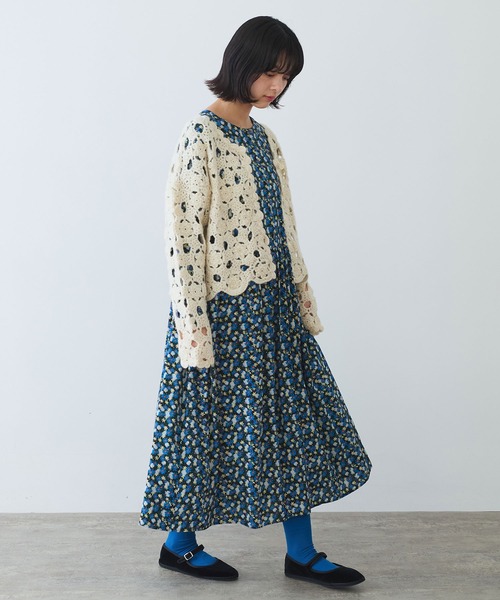 bulle de savon（ビュルデサボン） カーディガン ネパールハンドニット