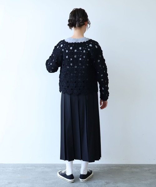 bulle de savon（ビュルデサボン） カーディガン ネパールハンドニット