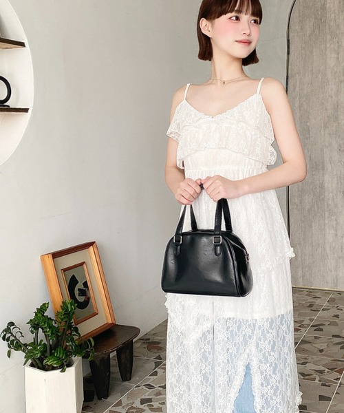  *シンプル*フィット*ストレッチ*ワンピース オーガニックコットンストレッチスラブオフタートルワンピース