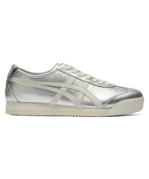Onitsuka Tiger シルバー ローカットスニーカー Onitsuka Tiger 「Onitsuka Tiger」 ローカットスニーカー 24